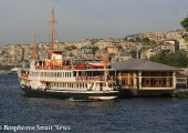 ISTANBUL 9 FERRY AT BESIKTAS PIER.JPG